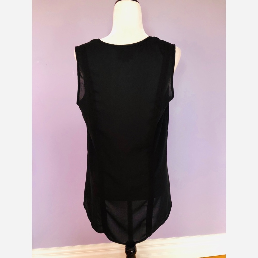 ANTHROPOLOGIE Maeve Black La Vista Top - Picture 7 of 8